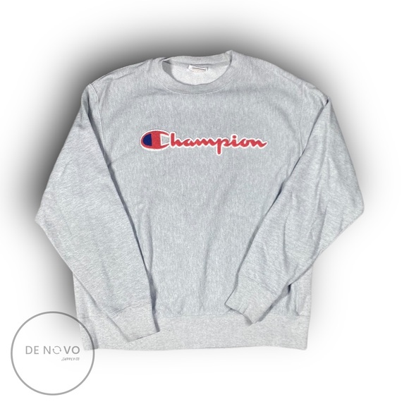 Champion Other - Champion Vintage Mens Reverse Weave Crewneck Sweatshirt Size Large Grey